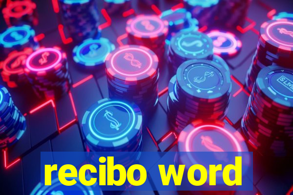 recibo word